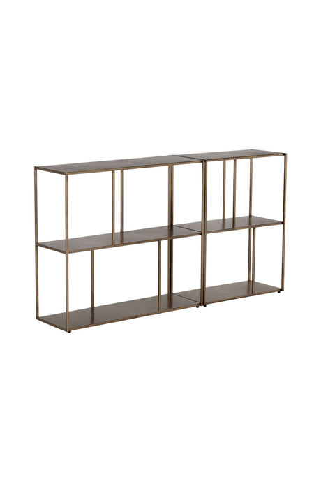 Modern European furniture - Iron Framed Bookcase - www.oroa.com