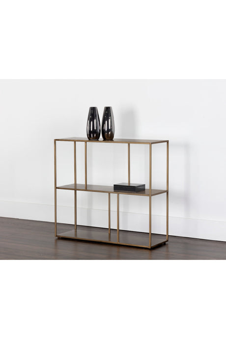 Modern European furniture - Iron Framed Bookcase - www.oroa.com