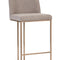Modern European furniture - Cantilevered Fabric Counter Stool - www.oroa.com