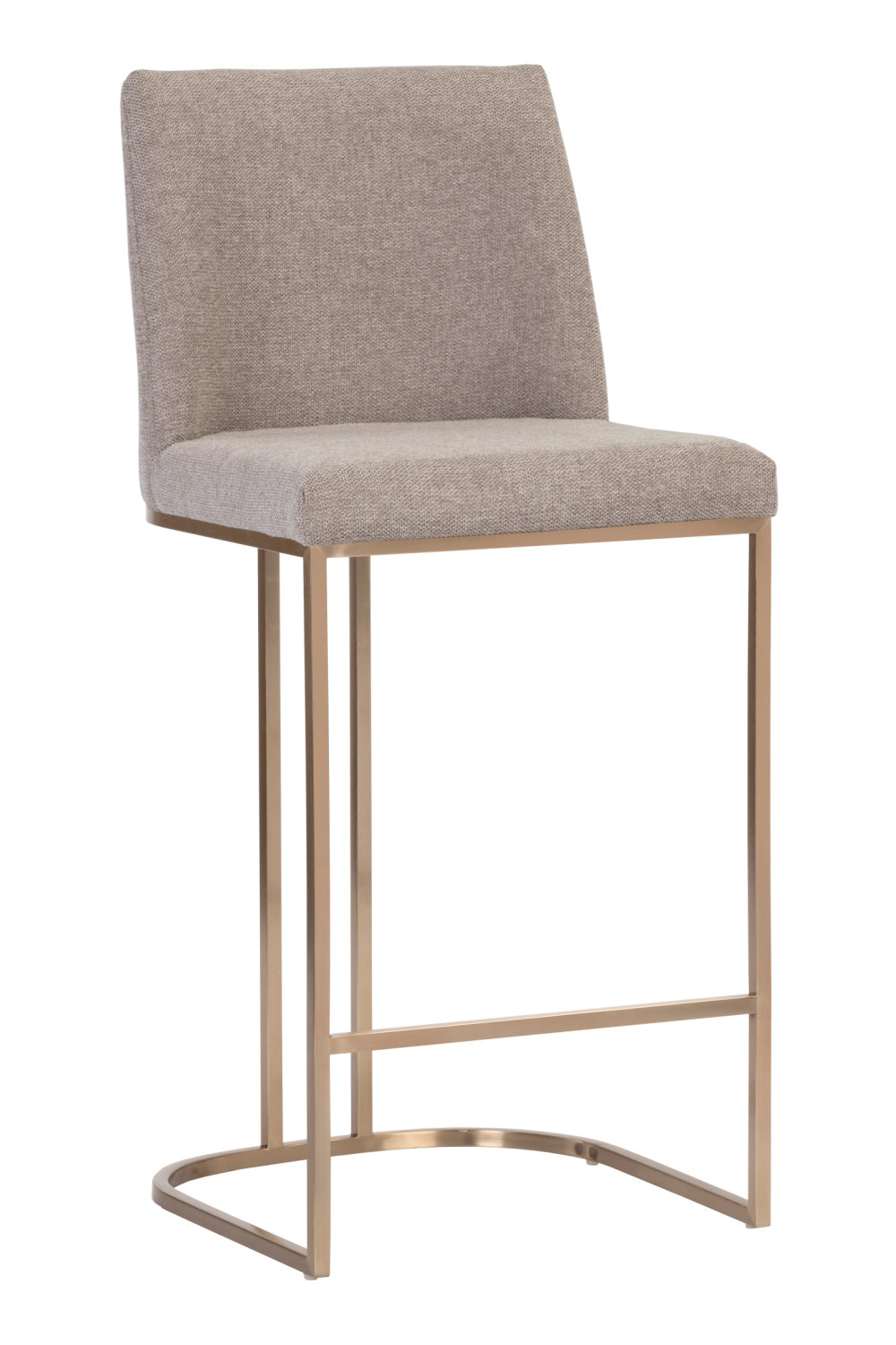 Modern European furniture - Cantilevered Fabric Counter Stool - www.oroa.com