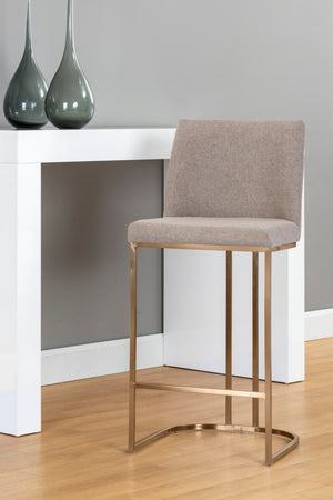 Modern European furniture - Cantilevered Fabric Counter Stool - www.oroa.com
