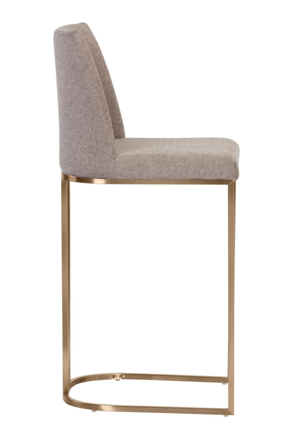 Modern European furniture - Cantilevered Fabric Counter Stool - www.oroa.com