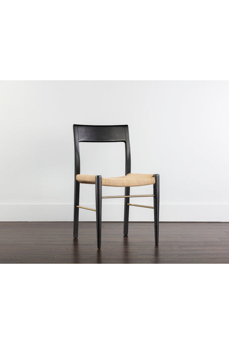 Modern European furniture - Natural Rope Seat Dining Chairs (2) - www.oroa.com