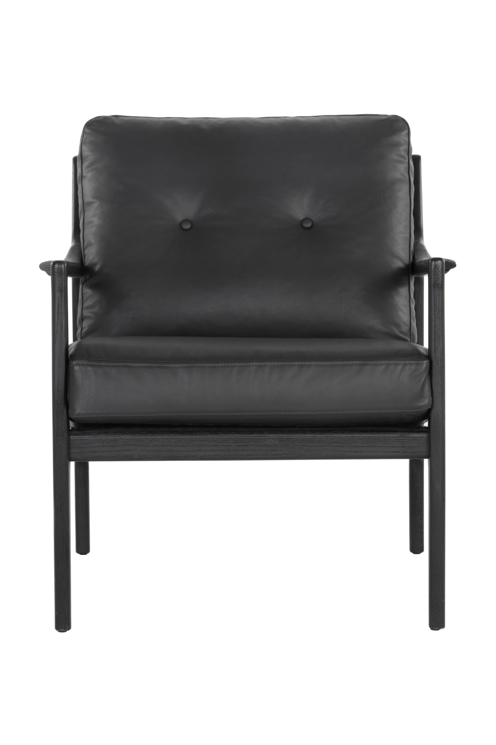Button-Tufted Leather Lounge Chair | Splendido Gilmore