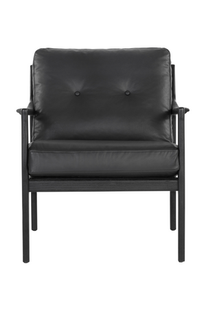 Button-Tufted Leather Lounge Chair | Splendido Gilmore