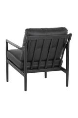 Modern European furniture - Button-Tufted Leather Lounge Chair - www.oroa.com