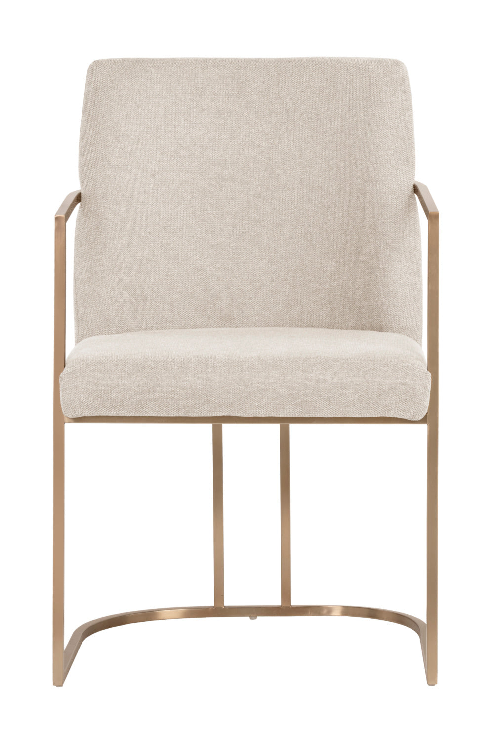   Modern European furniture - Antique Brass Framed Dining Armchair - www.oroa.com | Oroa.com