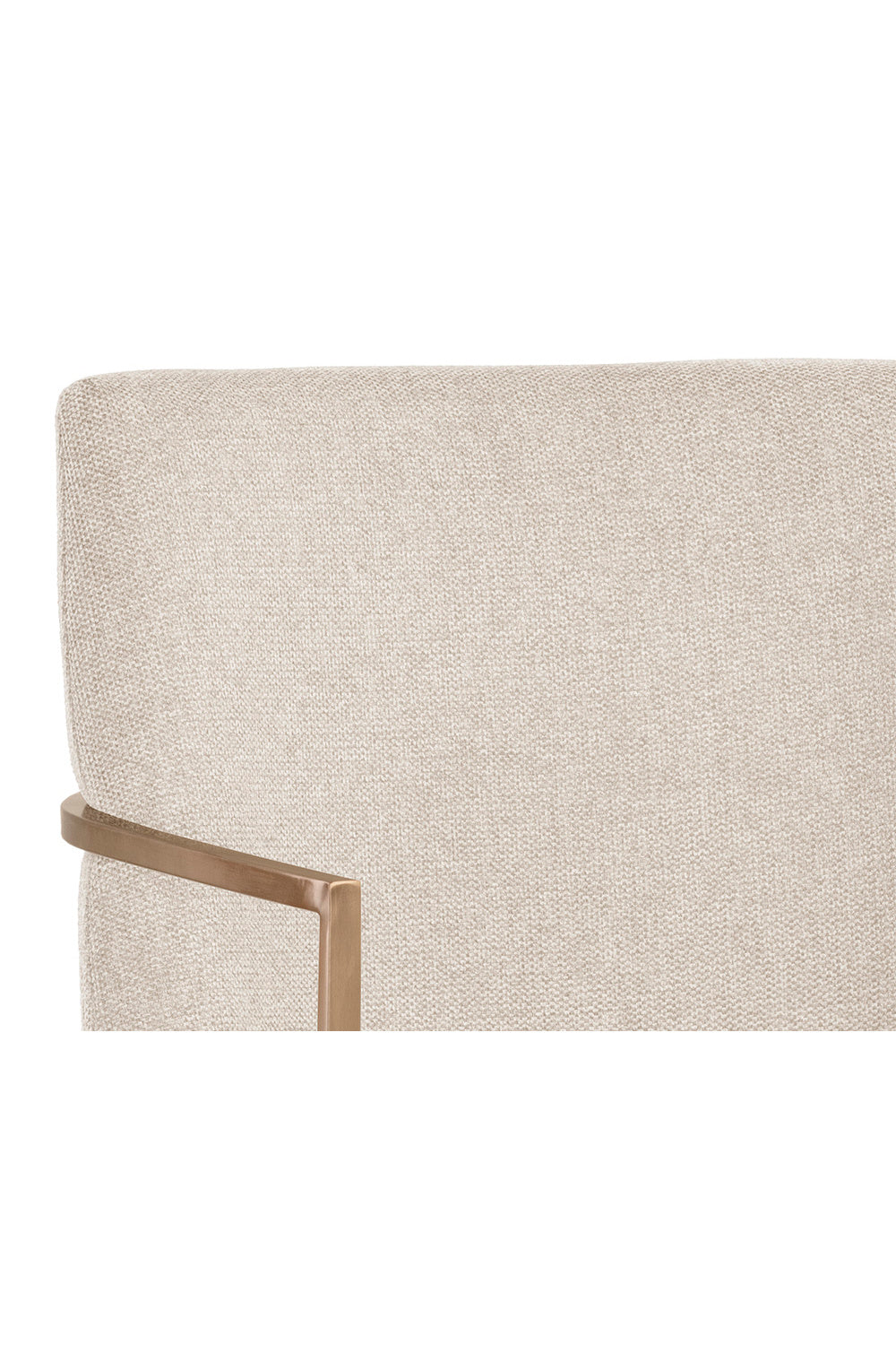   Modern European furniture - Antique Brass Framed Dining Armchair - www.oroa.com | Oroa.com