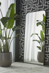 Modern European furniture - Iron Framed Floor Mirror - www.oroa.com