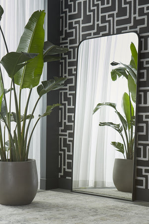 Iron Framed Floor Mirror | Splendido Calabasas | Oroa.com