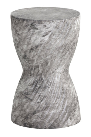 Modern European furniture - Gray Hourglass Indoor/Outdoor End Table - www.oroa.com