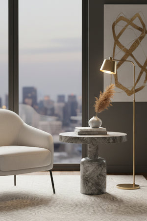 Gray Indoor/Outdoor Side Table | Splendido Elmira | Oroa.com