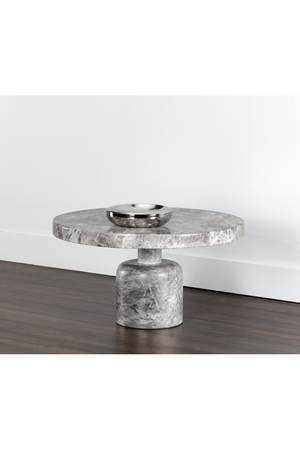 Gray Marble-Look Coffee Table | Splendido Elmira | Oroa.com