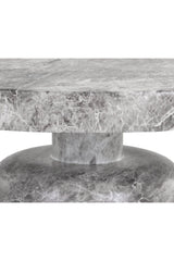 Modern European furniture - Gray Marble-Look Coffee Table - www.oroa.com
