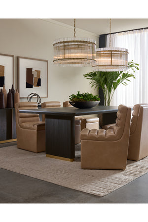 Clear Fluted Glass Chandelier | Splendido Kore | Oroa.com