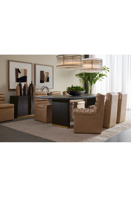 Clear Fluted Glass Chandelier | Splendido Kore | Oroa.com