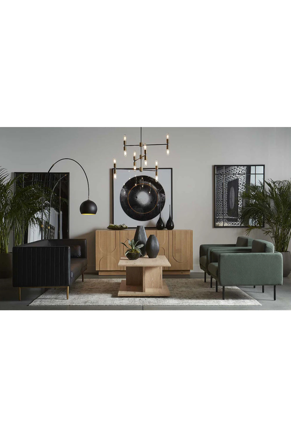 Modern European furniture - Arched Iron Floor Lamp - www.oroa.com