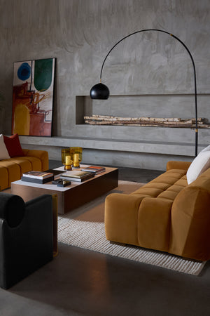 Modern European furniture - Arched Iron Floor Lamp - www.oroa.com