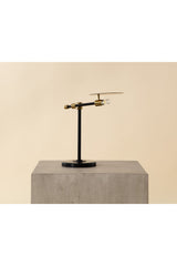 Modern European furniture - Black Disc Table Lamp - www.oroa.com