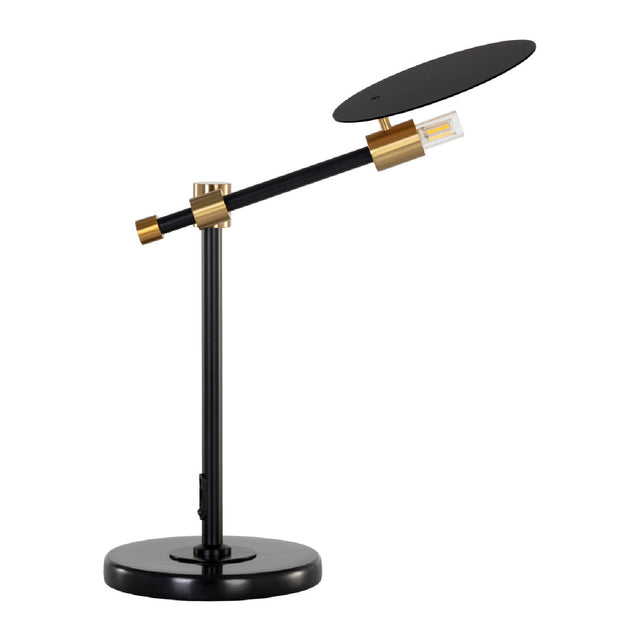 Black Disc Table Lamp by Splendido Neela