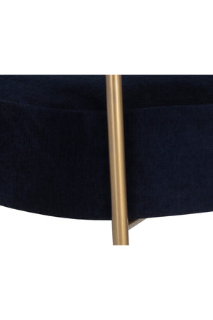 Modern European furniture - Antique Brass Legs Lounge Chair - www.oroa.com