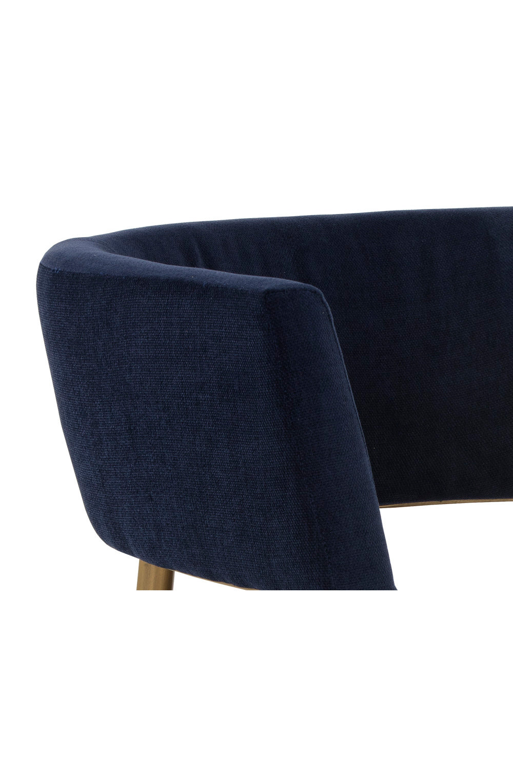 Modern European furniture - Antique Brass Legs Lounge Chair - www.oroa.com