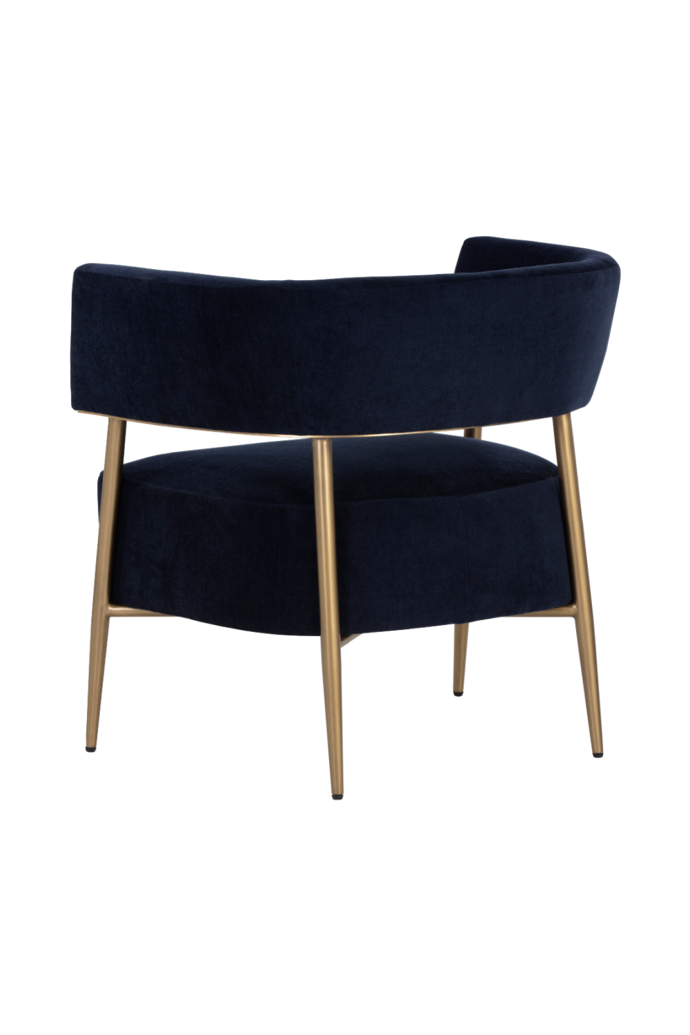 Modern European furniture - Antique Brass Legs Lounge Chair - www.oroa.com