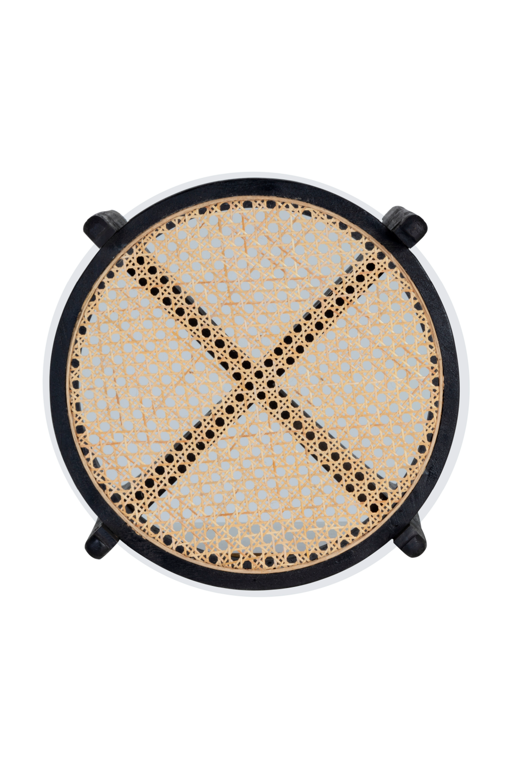 Black Wood Base End Table | Splendido Adora