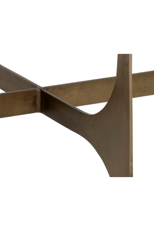 Oval Clear Glass Coffee Table | Splendido Juliane | Oroa.com