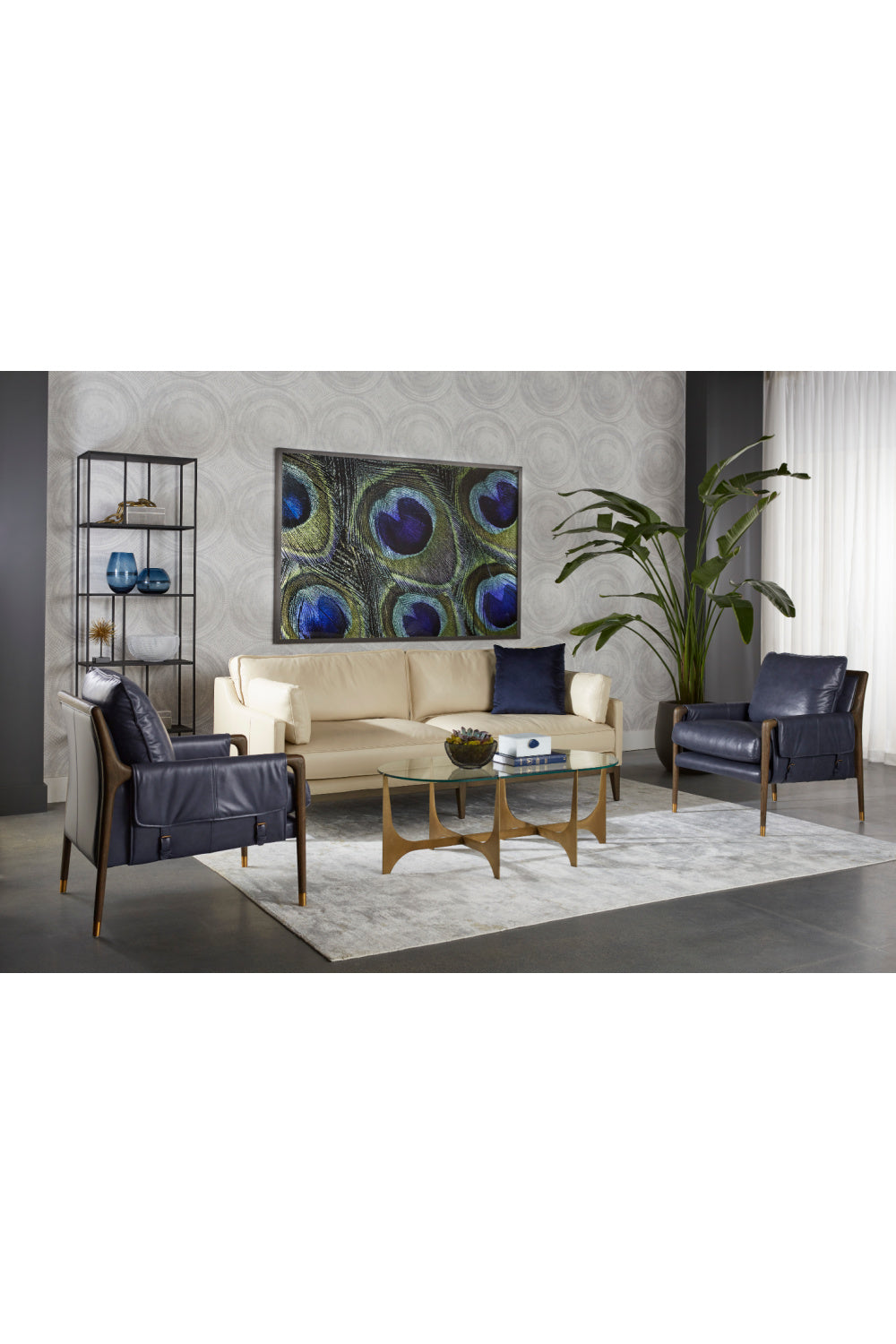 Oval Clear Glass Coffee Table | Splendido Juliane | Oroa.com