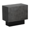 Modern European furniture - Rectangular Brass Side Table - www.oroa.com