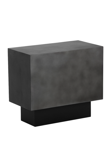 Modern European furniture - Rectangular Brass Side Table - www.oroa.com