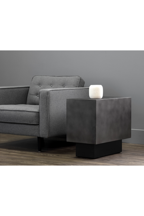 Modern European furniture - Rectangular Brass Side Table - www.oroa.com