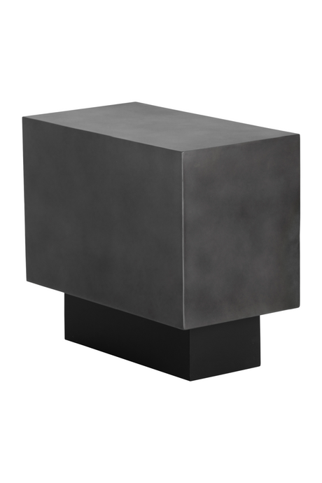 Modern European furniture - Rectangular Brass Side Table - www.oroa.com