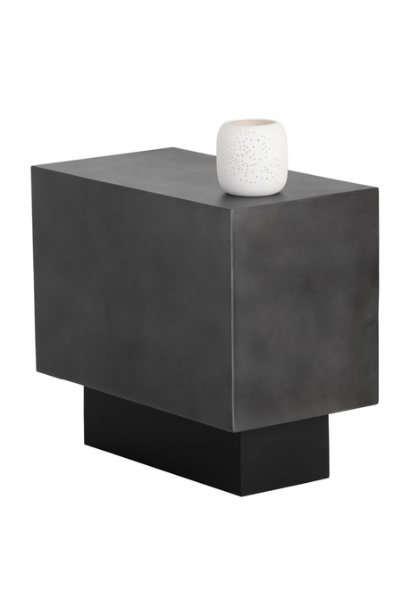 Modern European furniture - Rectangular Brass Side Table - www.oroa.com