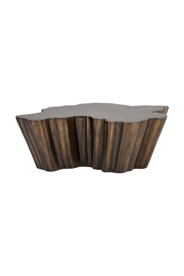 Modern European furniture - Antique Bronze Freeform Coffee Table - www.oroa.com