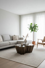 Modern European furniture - Antique Bronze Freeform Coffee Table - www.oroa.com