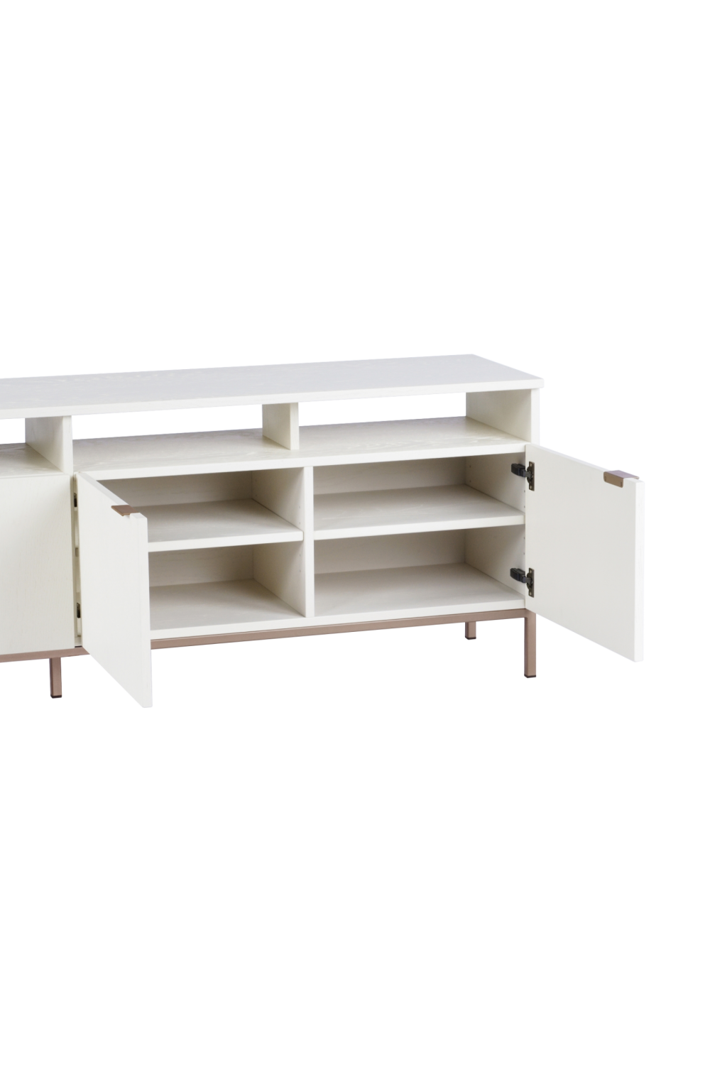 Modern European furniture - Cream Oak 4-Door Modular Cabinet - www.oroa.com