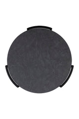 Modern European furniture - Black 2-Layer Indoor/Outdoor Side Table - www.oroa.com