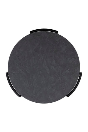 Black 2-Layer Indoor/Outdoor Side Table | Splendido Zuma | Oroa.com