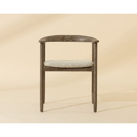 Modern European furniture - Weathered Oak Dining Armchair - www.oroa.com