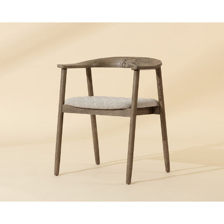 Modern European furniture - Weathered Oak Dining Armchair - www.oroa.com