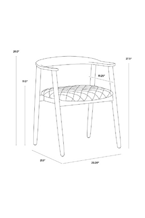 Weathered Oak Dining Armchair | Splendido Jeremy