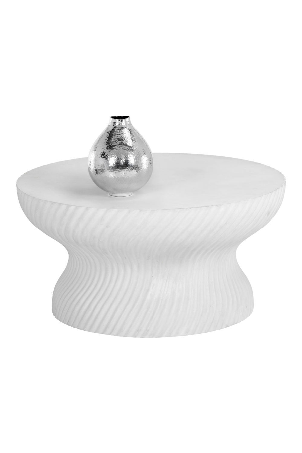 Swirl-Base Concrete Coffee Table | Splendido Cara | Oroa.com