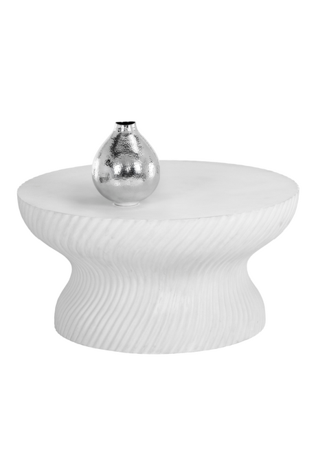 Modern European furniture - Swirl-Base Concrete Coffee Table - www.oroa.com