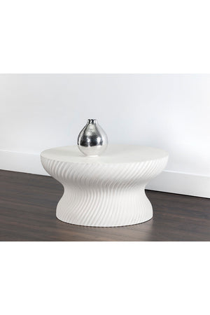 Swirl-Base Concrete Coffee Table | Splendido Cara | Oroa.com