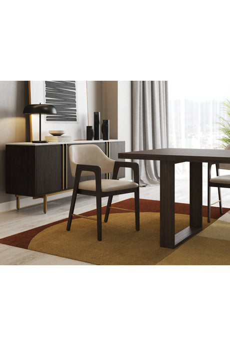 Modern European furniture - Weathered Oak 4-Door Sideboard - www.oroa.com