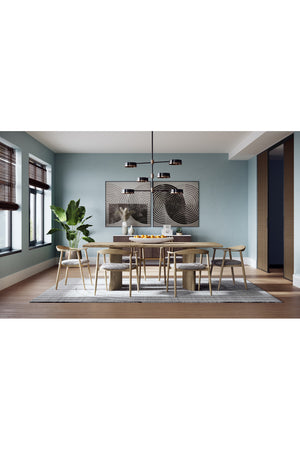 Modern European furniture - Weathered Oak 4-Door Sideboard - www.oroa.com