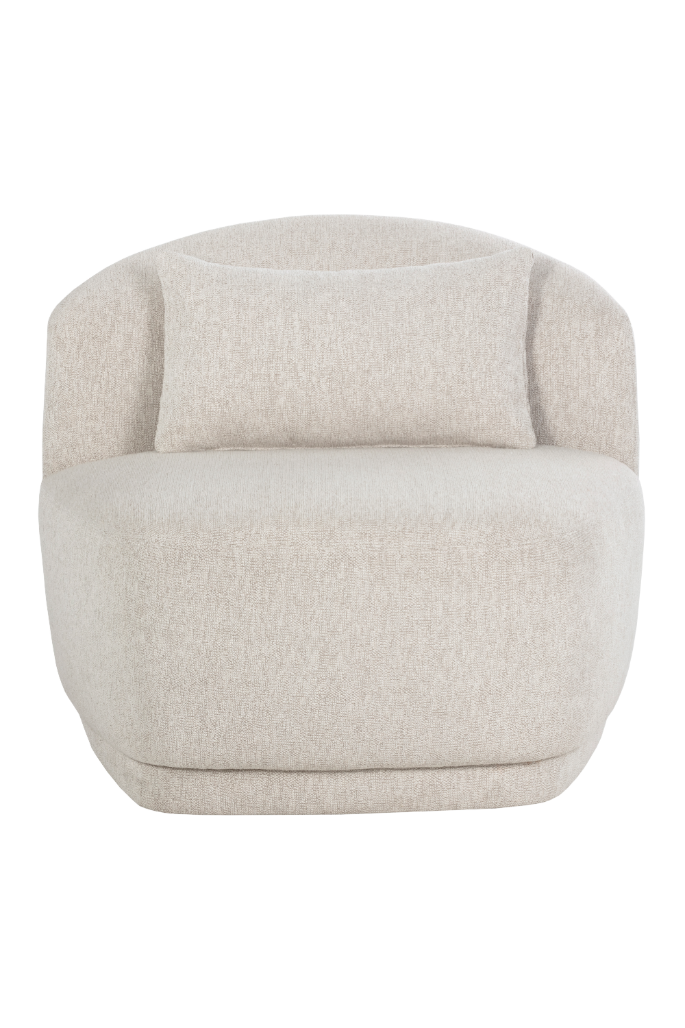 Armless Swivel Lounge Chair | Splendido Soraya