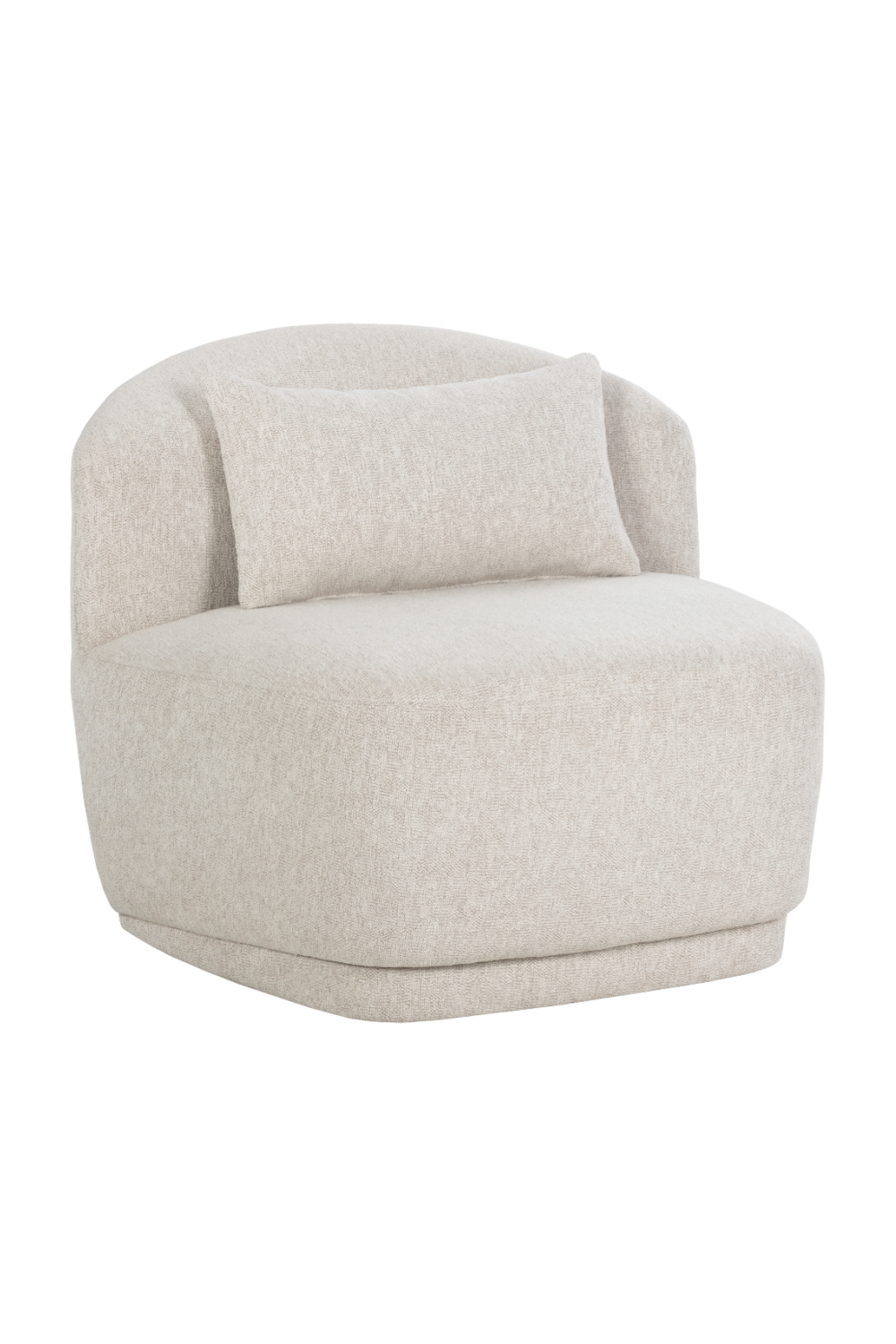 Armless Swivel Lounge Chair | Splendido Soraya